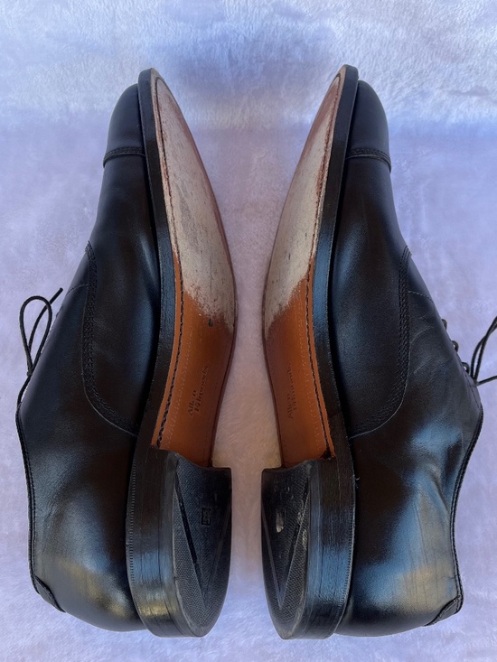 Allen Edmonds Park Avenue Cap-Toe Black Leather Dress Oxfords Sz 9.5 EEE main image 5